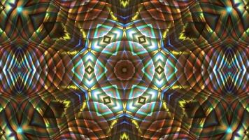 Abstract textural multicolored background kaleidoscope video