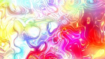 abstrait liquide brillant multicolore video