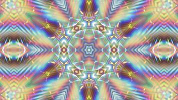 Abstract textural multicolored background kaleidoscope video