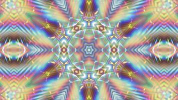 Abstract textural multicolored background kaleidoscope video