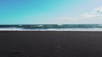 Sea page with a view of the halaktyrsky beach video