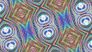 Abstract textural multicolored background kaleidoscope video