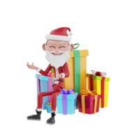 ilustração de natal 3d png