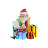 3d ilustración de navidad png