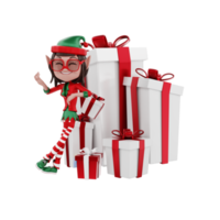 illustrazione di natale 3d png