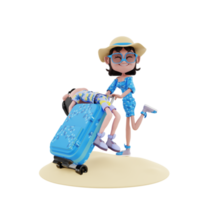 3D-Sommerillustration png