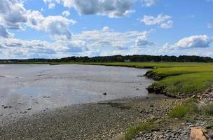 Mud Flats Along North River a Tidal River photo