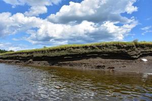 Mud Flats and Marsh Grass Along North River photo