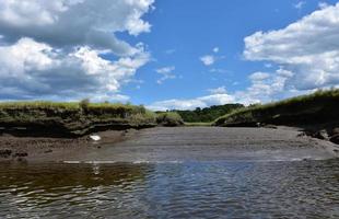 Muddy Estuary Along North River on the South Shore photo