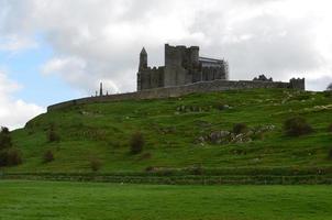 Lush Green Fields in Front of Cashel photo