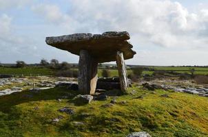 Stone Poulnabrone Portal Tomb photo