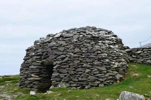 Cabaña de colmena perfectamente intacta en la península de Dingle foto