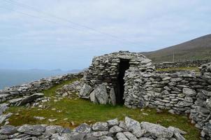 Remains of a Beehive Huts in Ireland photo