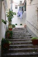 Laundry Hanging on a Clothes Line on the Amalfi Coast photo