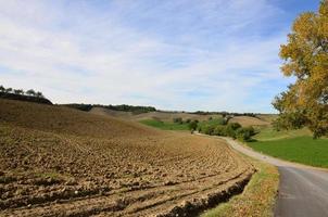 carretera en la campiña toscana foto