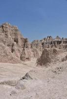 Notch Trail in Badlands National Park with Rock Formations photo