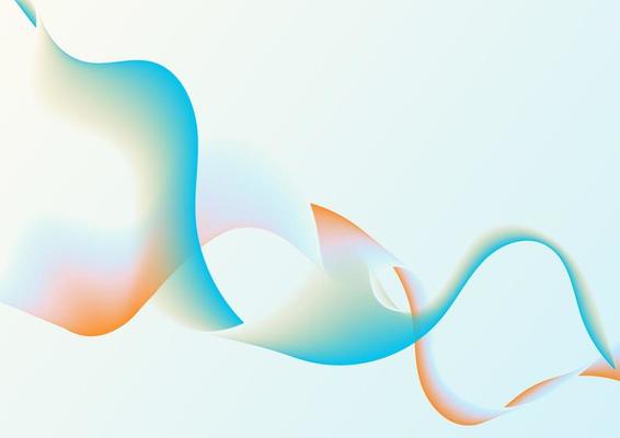 Abstract dynamic blue and yellow wave design on light blue background for poster, wallpaper, cover and flyer