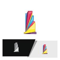 abstract building  tower logo vector