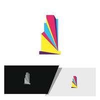 abstract building  tower logo vector