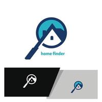 house finder logo or pictogram vector