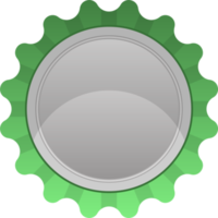 Bottle cap clipart design illustration png