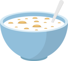 Bowl of cereal clipart design illustration png