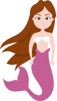 Mermaid clipart design illustration png