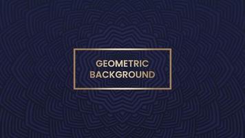 Luxury mandala background pattern. Decorative abstract ornament on navy blue background. Dark backdrop with symmetric texture for print, poster, cover, brochure, flyer, banner, business card. Vector. vector