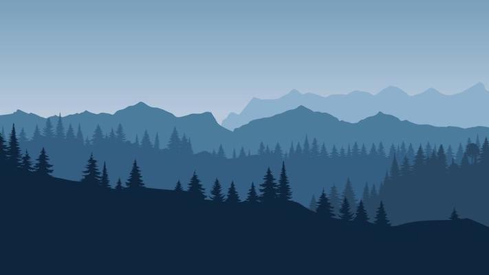 Forest Background Vector Art, Icons, and Graphics for Free Download