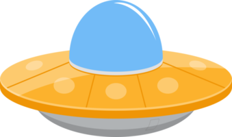 illustrazione di progettazione di clipart di concetto di astronave ufo png