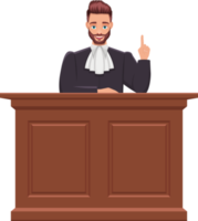 Judge man clipart design illustration png