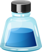 Ink bottle clipart design illustration png