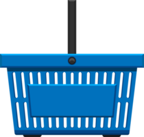 Supermarket basket clipart design illustration png