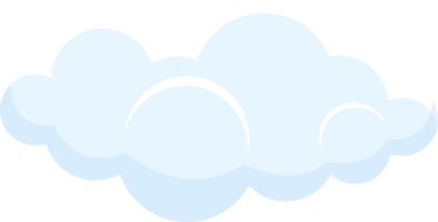 witte wolk clipart ontwerp illustratie png