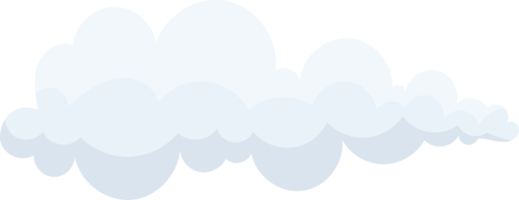 ilustración de diseño de imágenes prediseñadas de nubes png