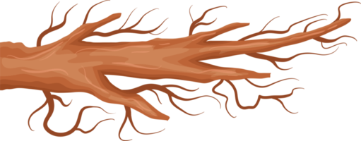 Ilustración de diseño de imágenes prediseñadas de rama de árbol png