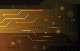 Computer Electronic Circuit Abstract Modern Technology Background vector