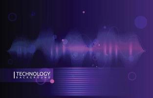 Wave Digital Internet Network Abstract Technology Background vector