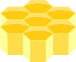 ilustração de design de clipart de favo de mel png