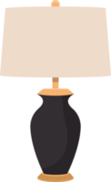 ilustração de design de clipart de lâmpada de mesa png