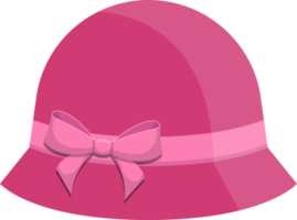 illustrazione di progettazione clipart cappello retrò donna png