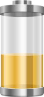 ilustração de design de clipart de bateria digital png