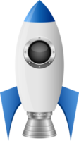 ilustração de design de clipart de nave espacial foguete png