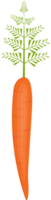 illustrazione di progettazione clipart carota fresca png