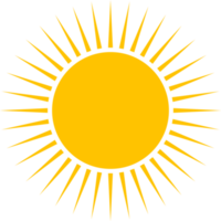 ilustração de design de clipart de conjunto de ícones de sol png