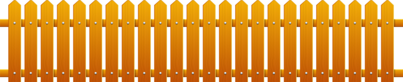 illustrazione di progettazione di clipart di recinzione in legno png