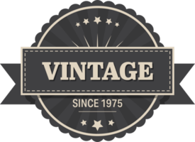 Vintage labels clipart design illustration png