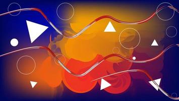 Abstract background with triangle and circle icon.Good for  Vector abstract graphic design banner pattern background template.