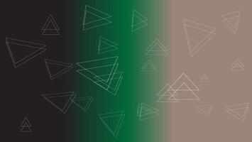 abstract background green and gray with white triangle.Fit for tempate design. vector