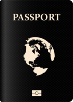 ilustración de diseño de imágenes prediseñadas de pasaporte realista png